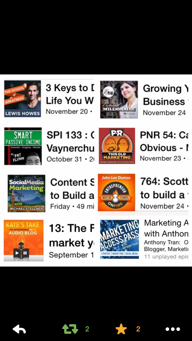Marketing Access Pass podcast in the iTunes podcast directory